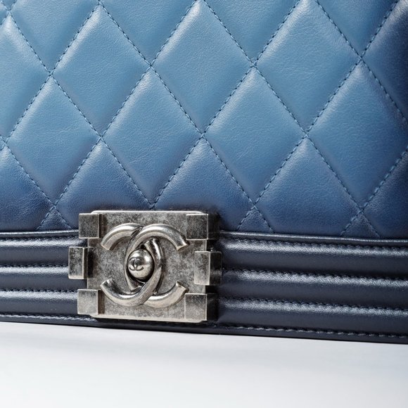 Chanel Ombre Faded Quilted Medium Boy Bag - Picture 6 of 13